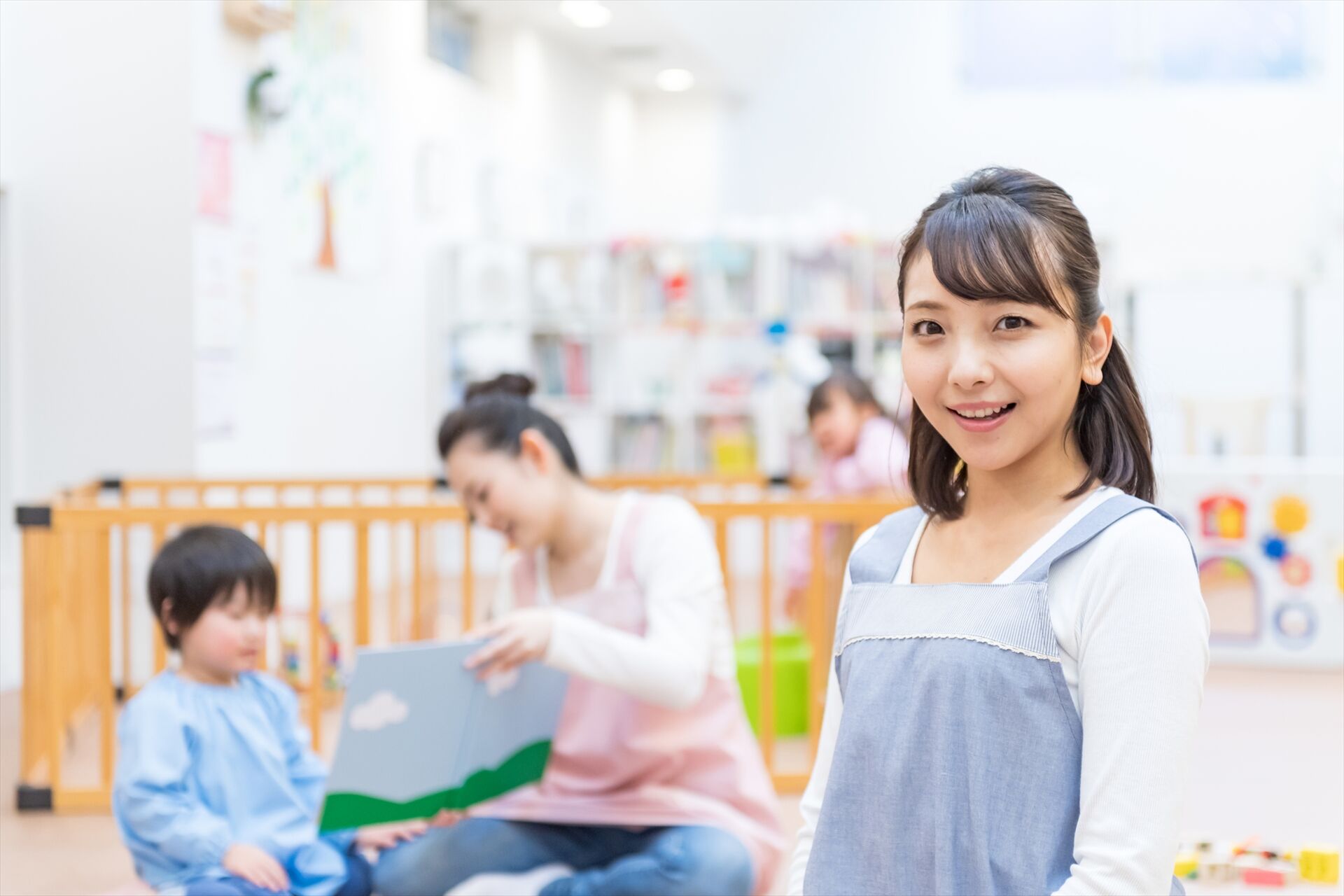 笑顔の先生
